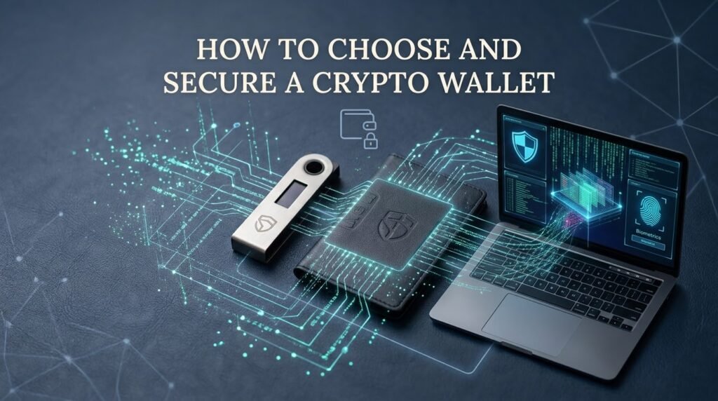 🔐 How to Choose and Secure a Crypto Wallet: A Complete Beginner’s Guide